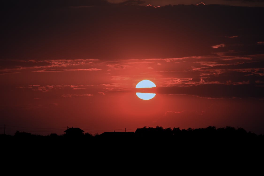 Fotos de stock gratuitas de amanecer, anochecer, casas