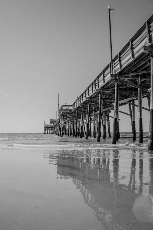 Kostenloses Stock Foto zu brücke, seebrücke, strand