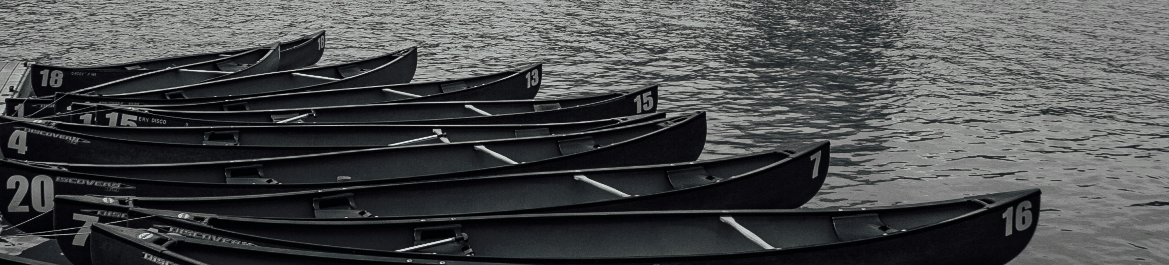 Free stock photo of canoes