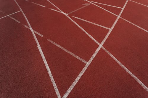 Foto profissional grátis de estádio, faixa, fechar-se