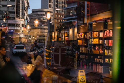 Free stock photo of reflection, street