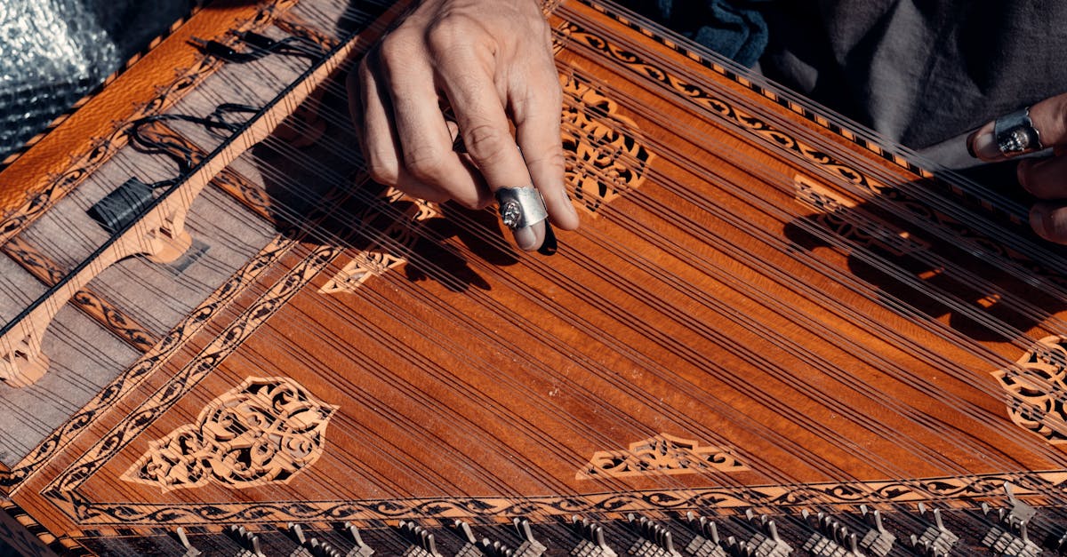 A Person Playing Kanun · Free Stock Photo