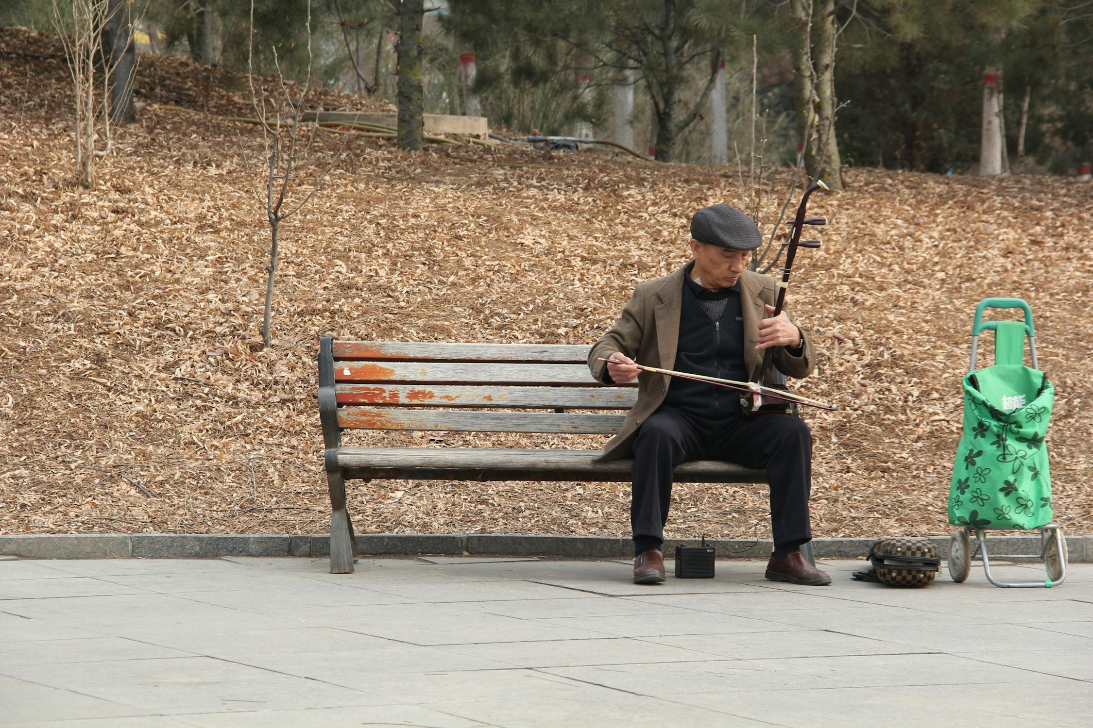 A Man Playing Musical Instrument · Free Stock Photo