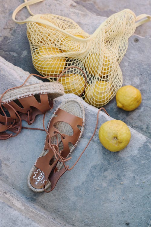 Gratis stockfoto met citroen, citrusvrucht, sandalen