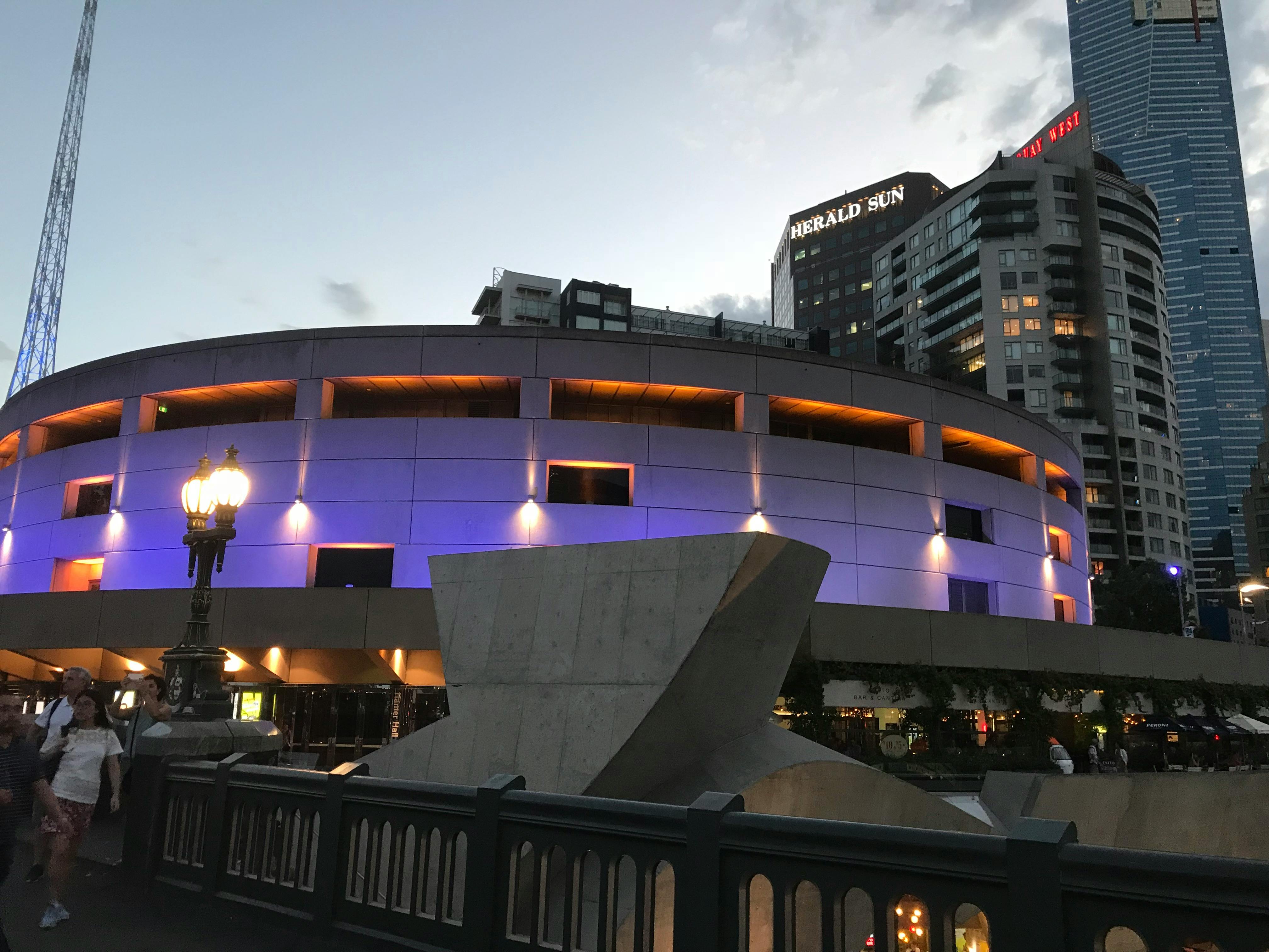 Free stock photo of australia, evening, hamer hall