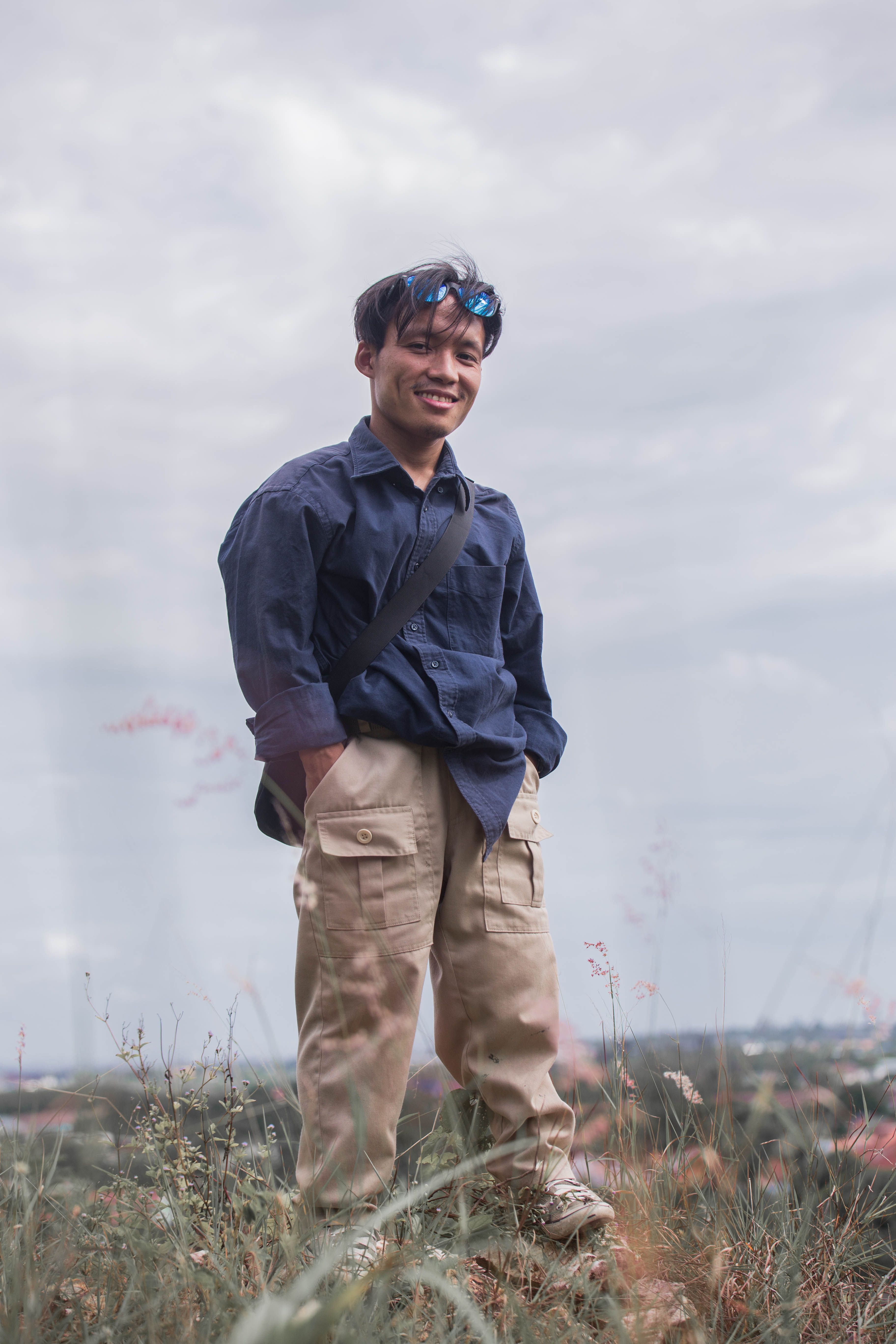 Blue Shirt Brown Pants Photos, Download The BEST Free Blue Shirt Brown Pants  Stock Photos & HD Images