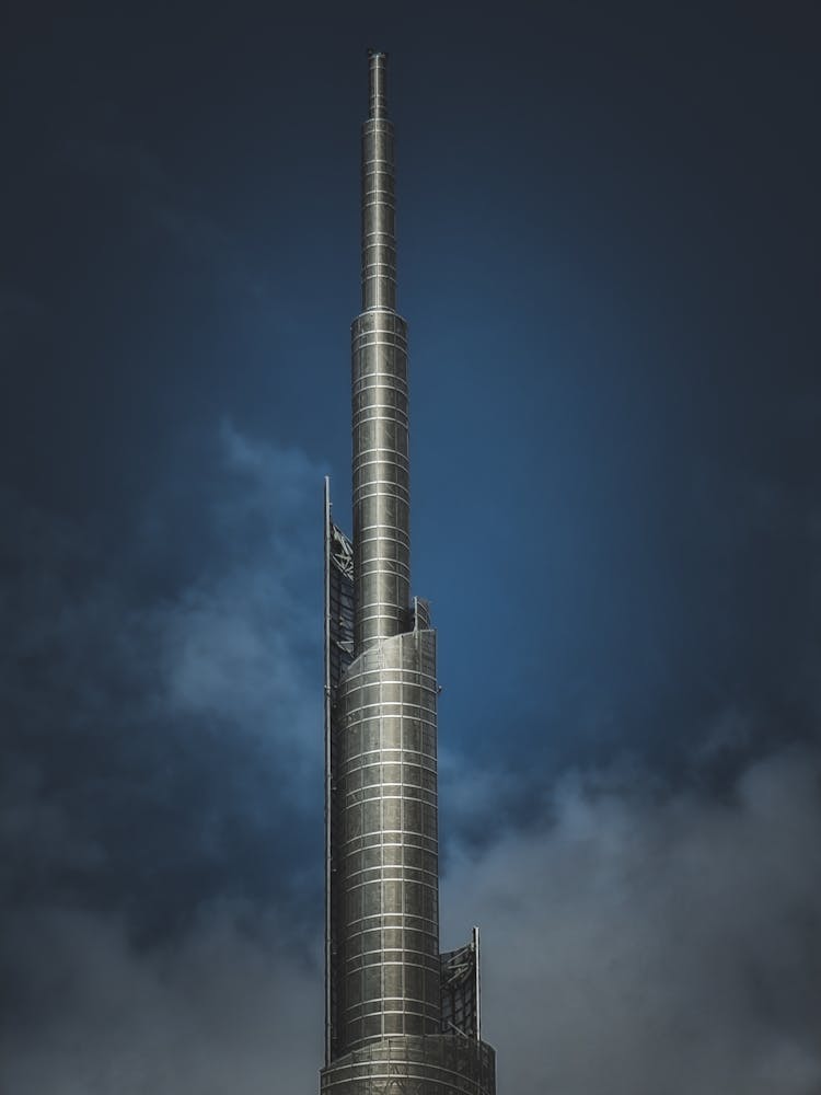 Zifeng Tower Under Blue Cloudy Sky