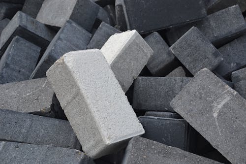 Free stock photo of black and white, bricks