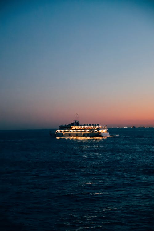 무료 바다, 배, 새벽의 무료 스톡 사진