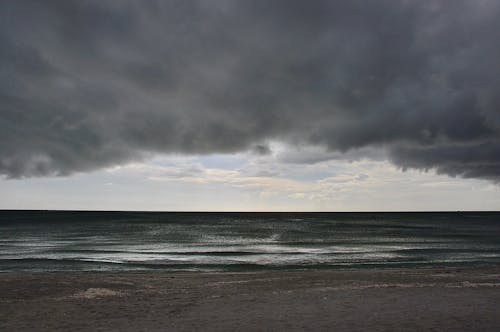 Gratis lagerfoto af hav, skyer