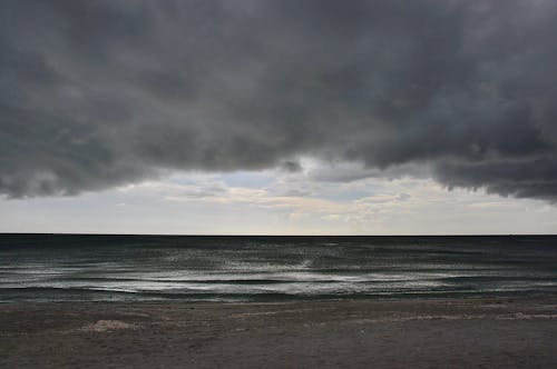 Free stock photo of clouds, sea