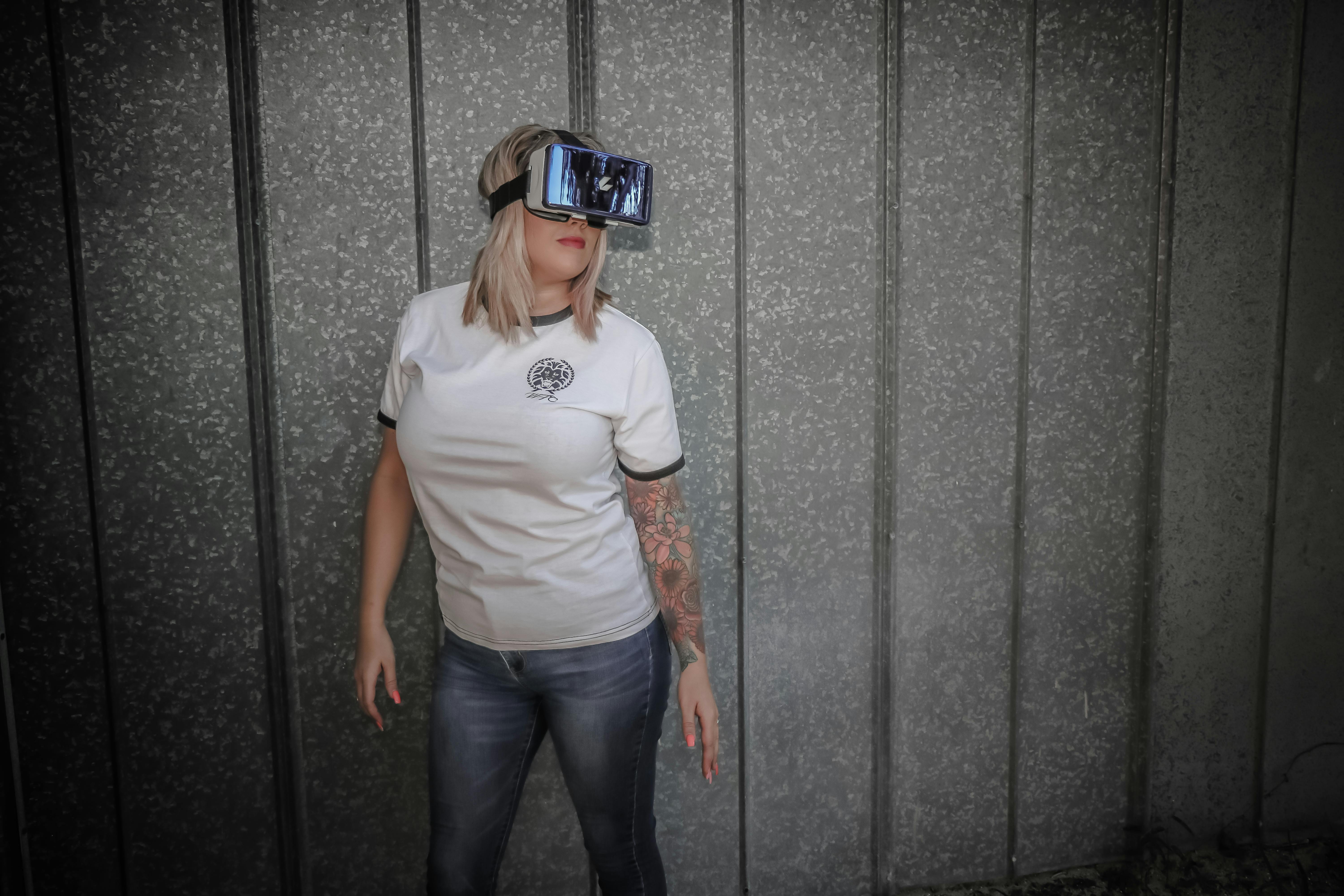 Person Wearing Vr Goggles · Free Stock Photo