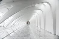 Long Exposure Photography White Dome Building Interior