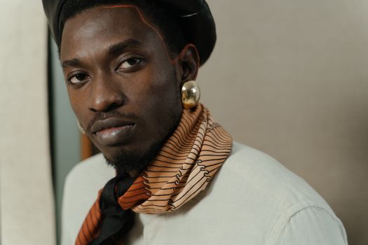 A Man Looking at the Camera