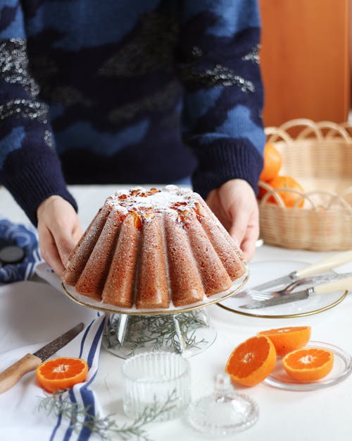 Безкоштовне стокове фото на тему «вертикальний, десерт, помаранчеві скибочки»