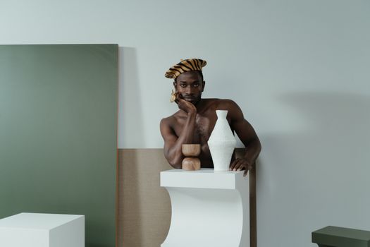 A Man Looking at the Camera