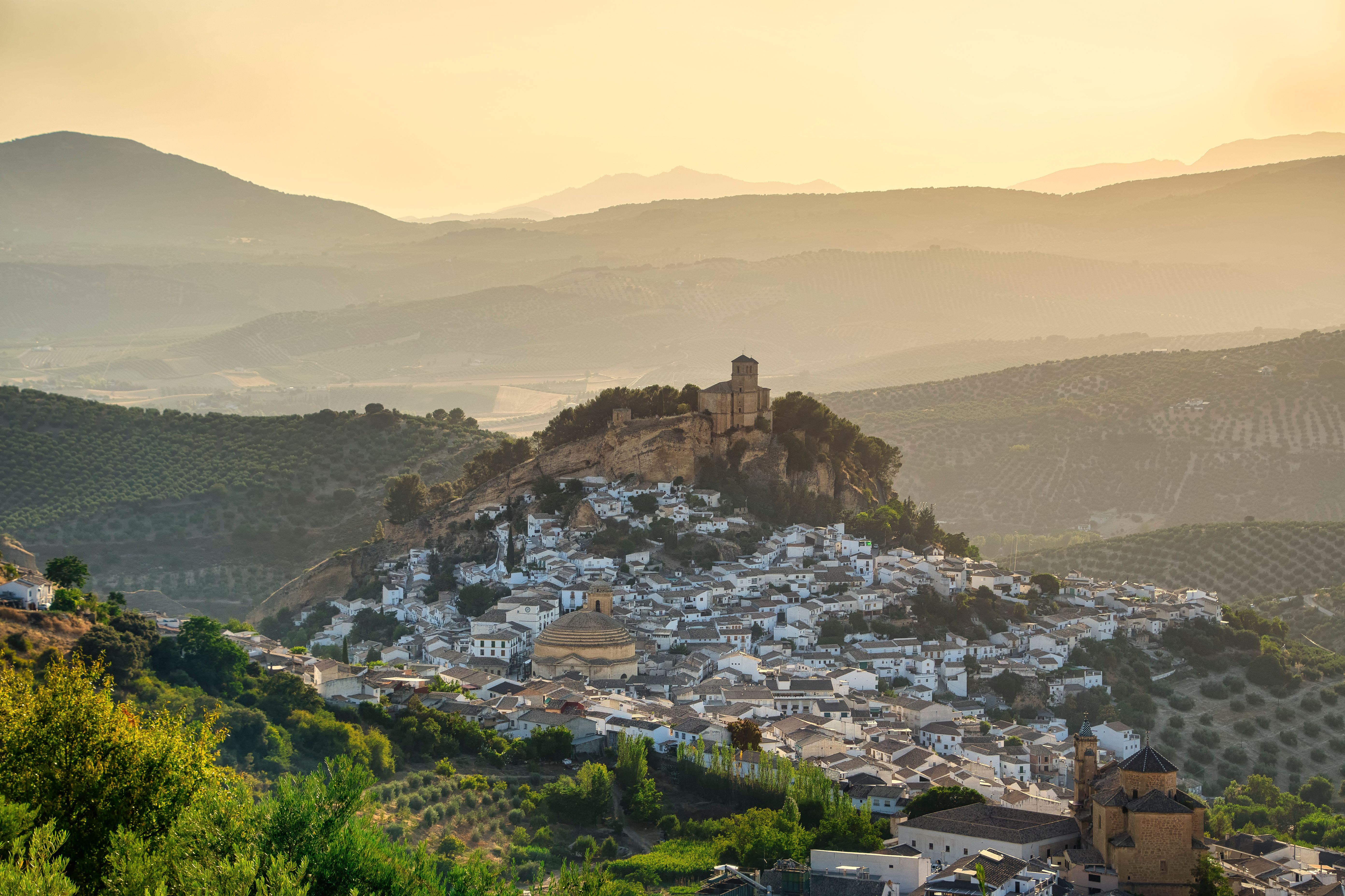 An Aerial View of a City on Mountain Top · Free Stock Photo