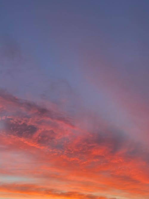 Afterglow Sky during Dusk 