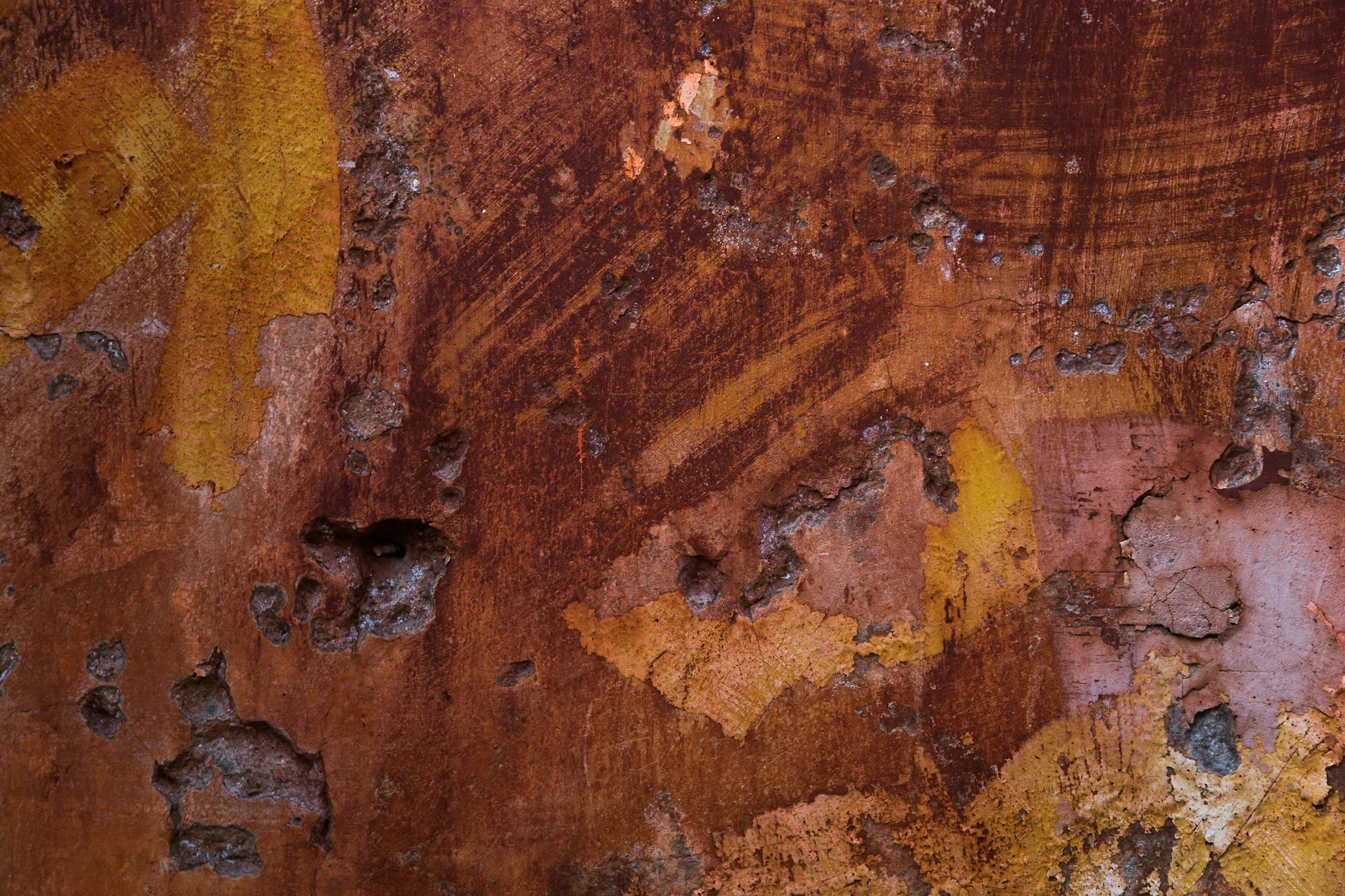 Close Up of Rusty Iron