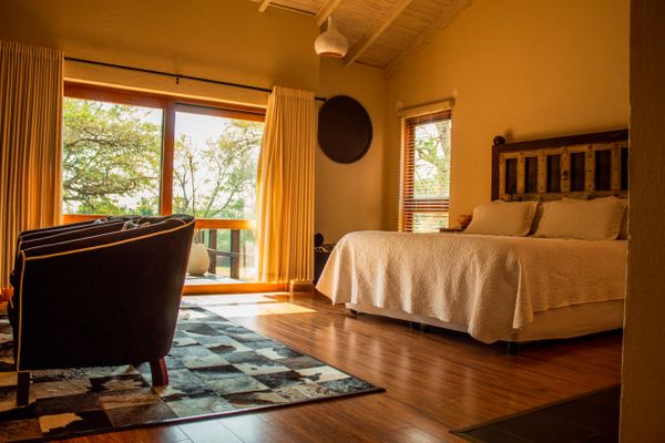 Destination-lodge guest room