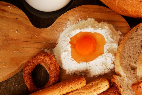 Egg on White Flour