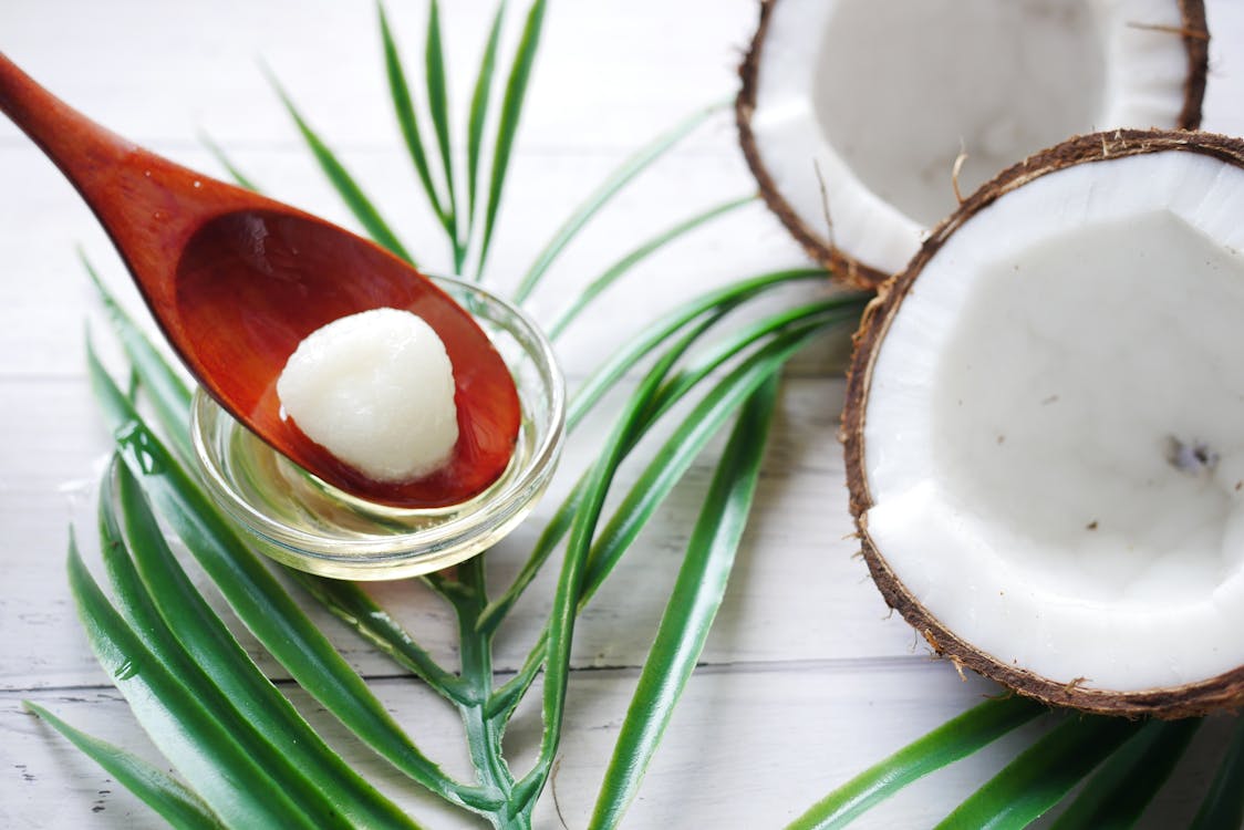 Free Coconut in Close Up Shot Stock Photo