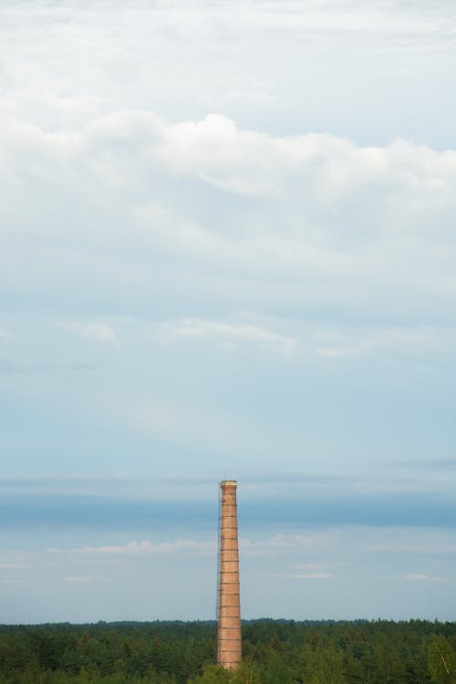 Kostenloses Stock Foto zu bäume, himmel, kamin