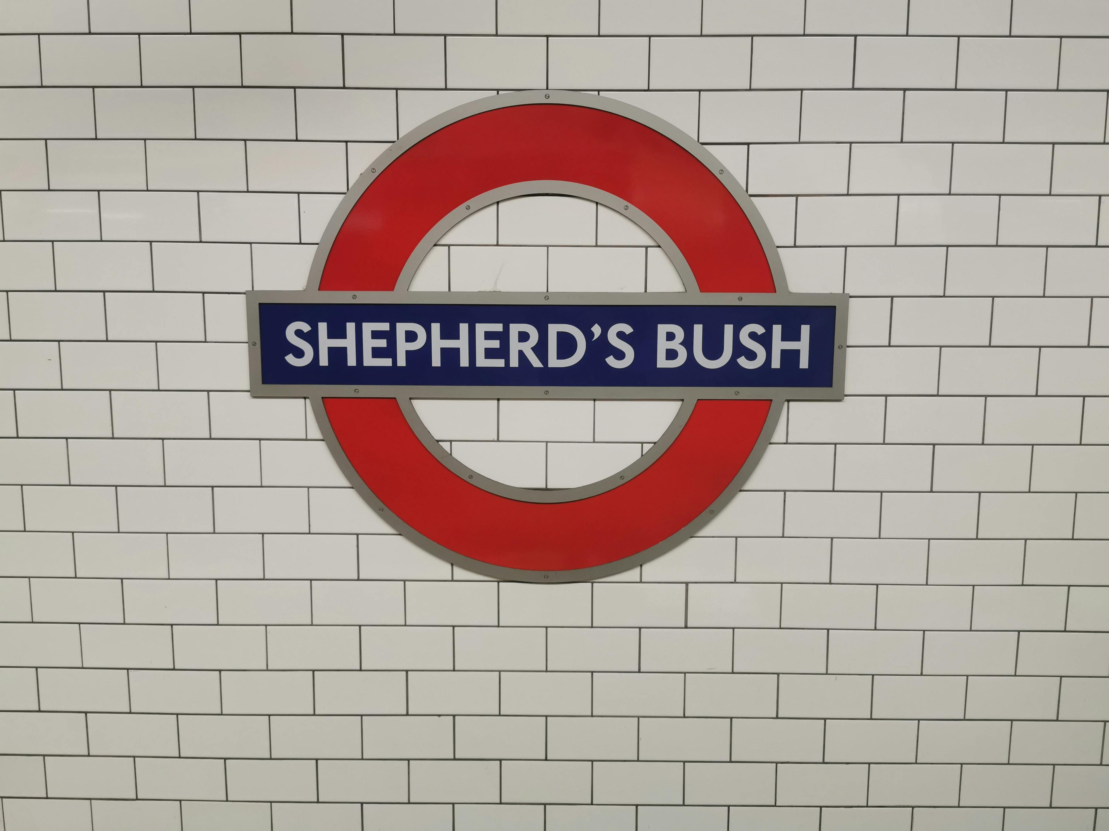 shepherds bush logo on wall