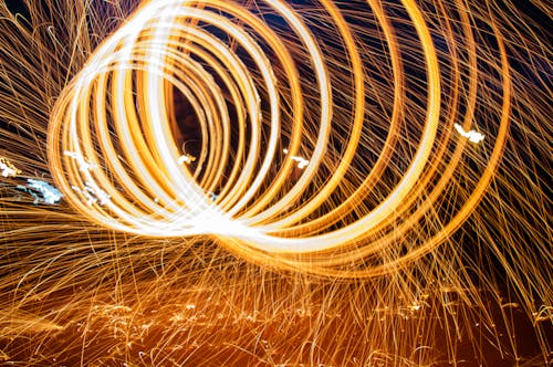 Long Exposure Photography of Fire