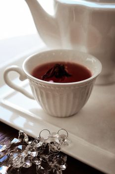 Hot Hibiscus Tea