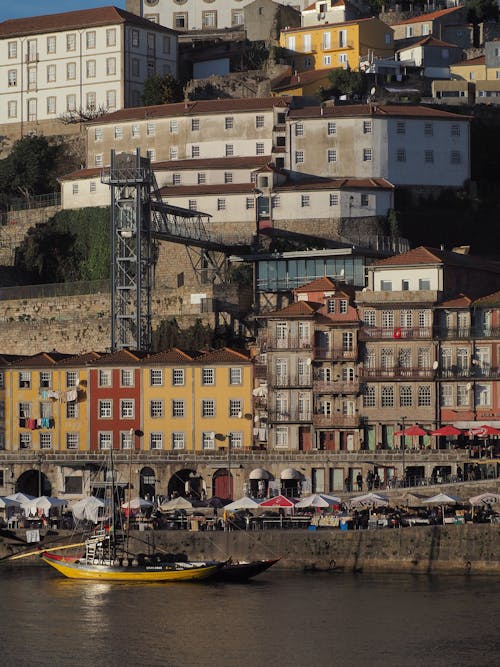 The Old Town in Porto, Portugal Along the Douro River