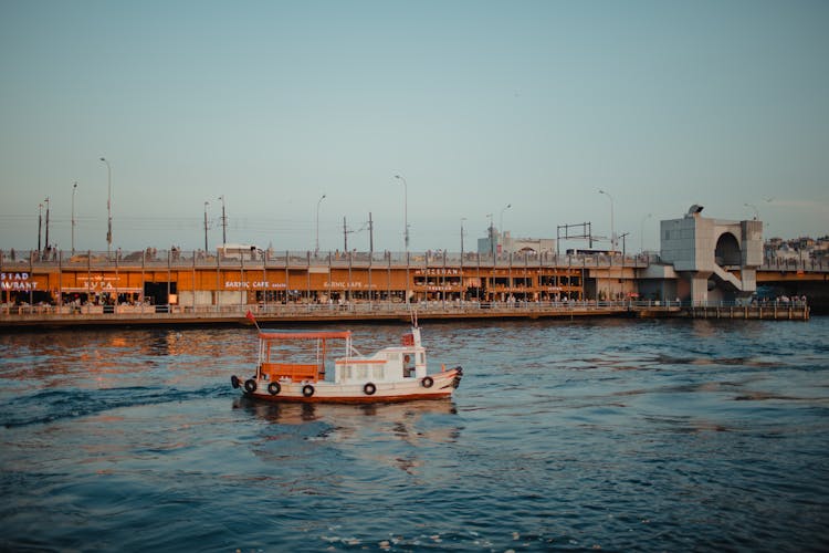 A Boat On Sea