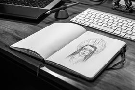 Pencil studies pinned to a wall — MESSALA CIULLA on Pexels