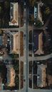 Aerial View of a Parking Lot