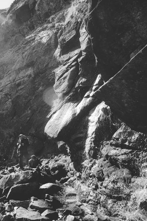 Two People Hiking