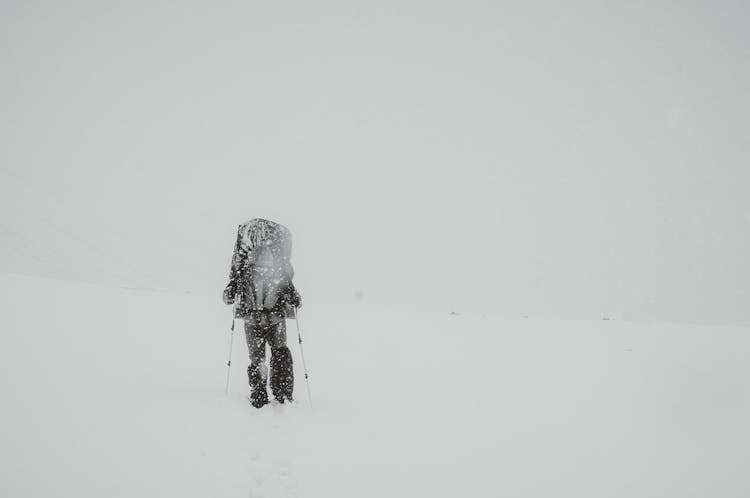 Person On Polar Expedition