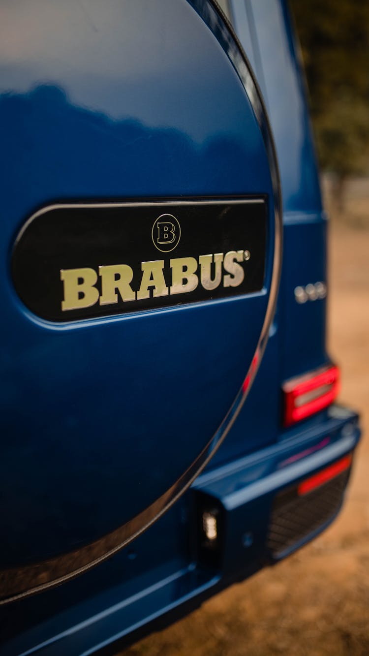 A Close-up Of A Blue Jeep