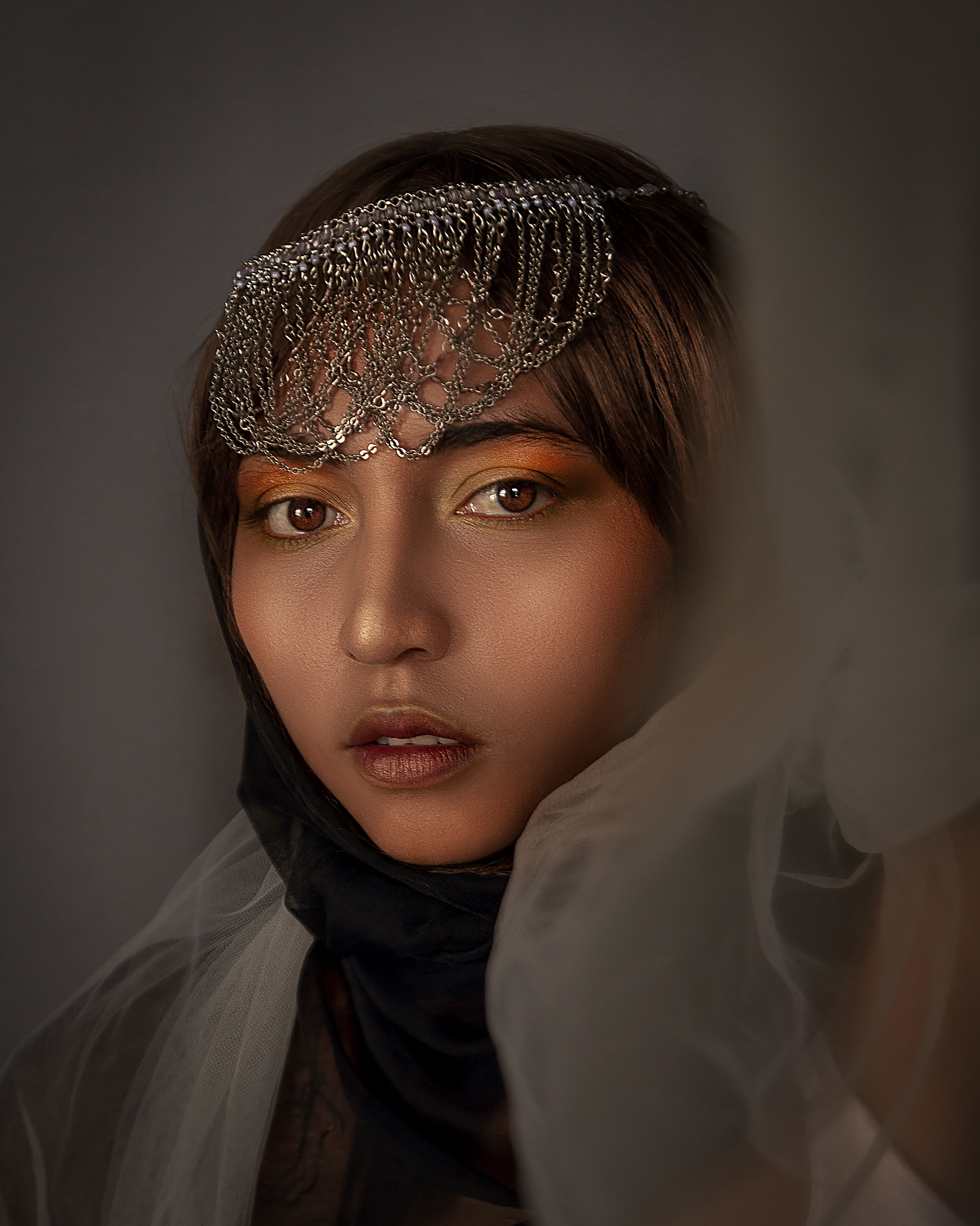 Close-Up Shot of a Pretty Woman in Black Hijab · Free Stock Photo