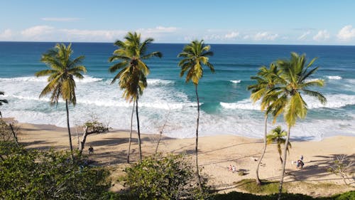 ada, cennet, dalgalar içeren Ücretsiz stok fotoğraf