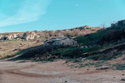 Photos gratuites de campagne, maison en bois, plage