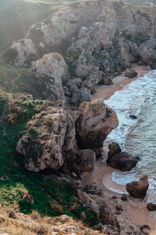 垂直拍摄, 岩石, 島 的 免费素材图片