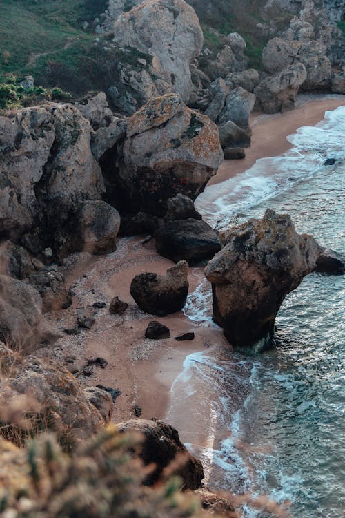 Rock Formations on the Beach