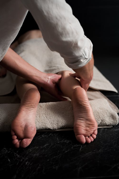 Free Foot Massage Stock Photo