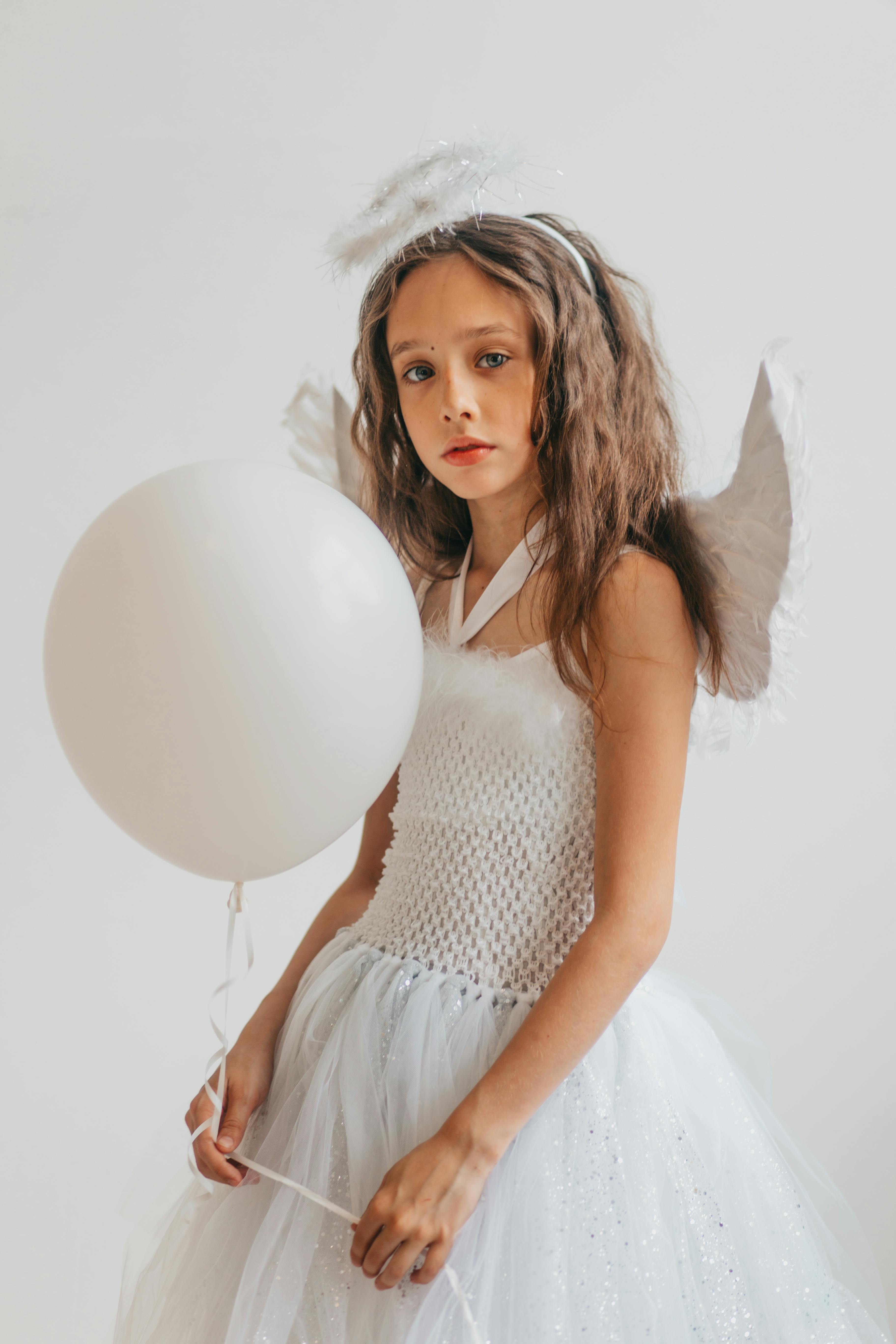 white christmas dresses Angel Costume main image 0