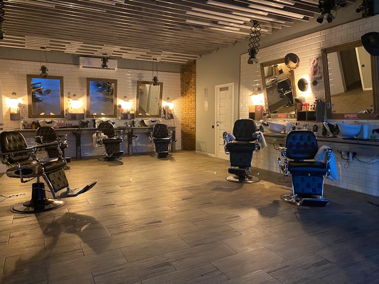 Interior Of Hairdresser Saloon