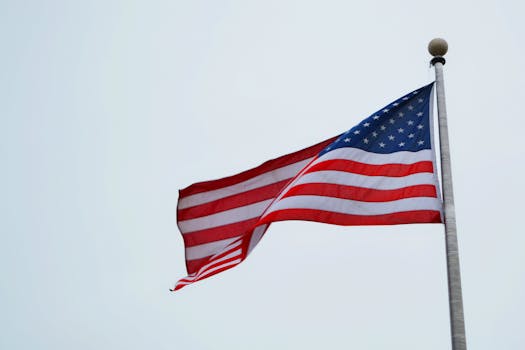 Flag of U.s. Displaying on Pole · Free Stock Photo