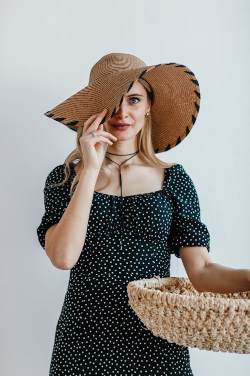 A Woman in Black Dress