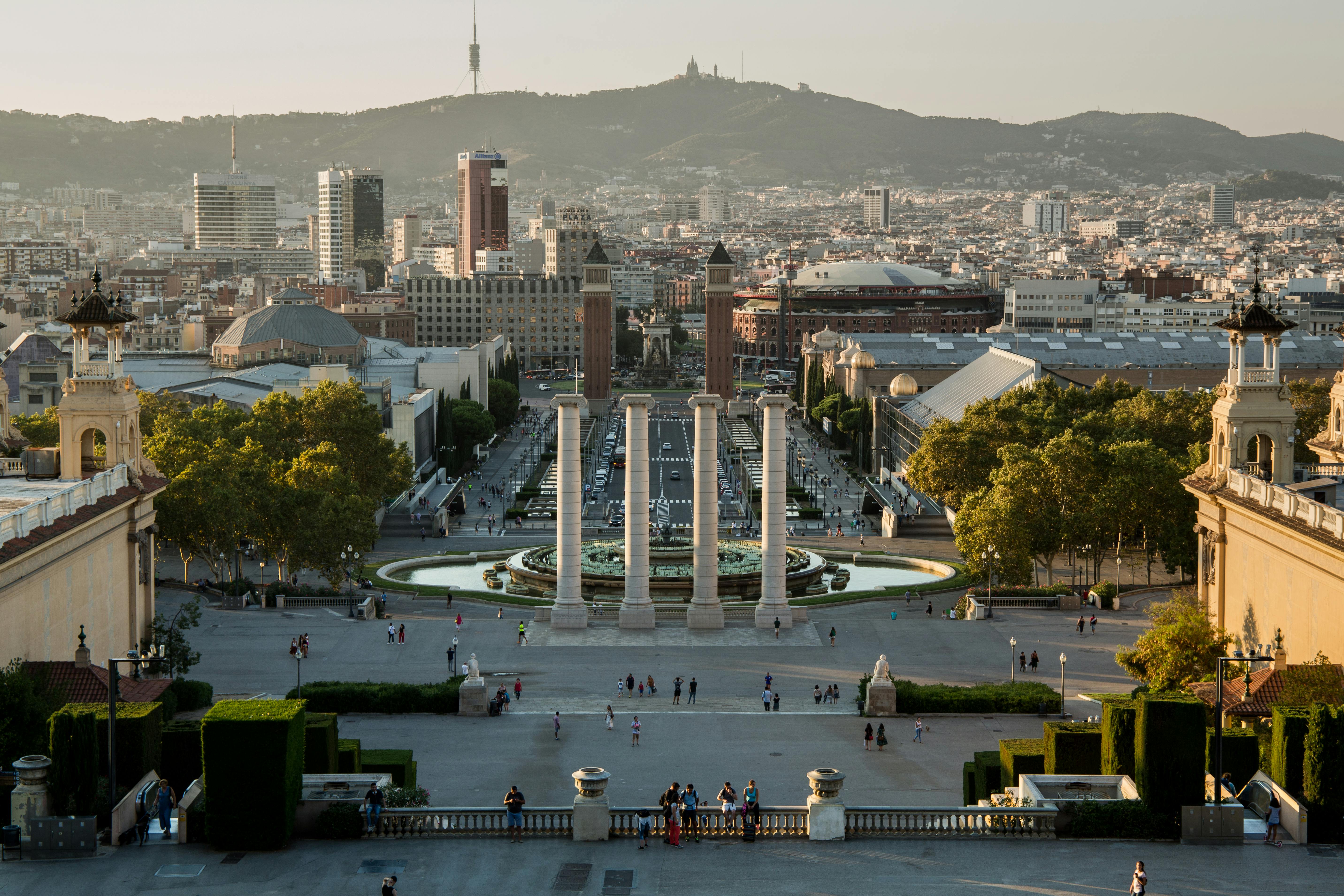 aerial photography of a city