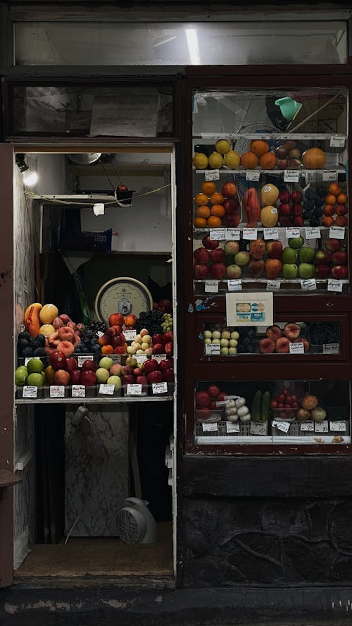 Foto profissional grátis de comércio, demonstrado, frutas