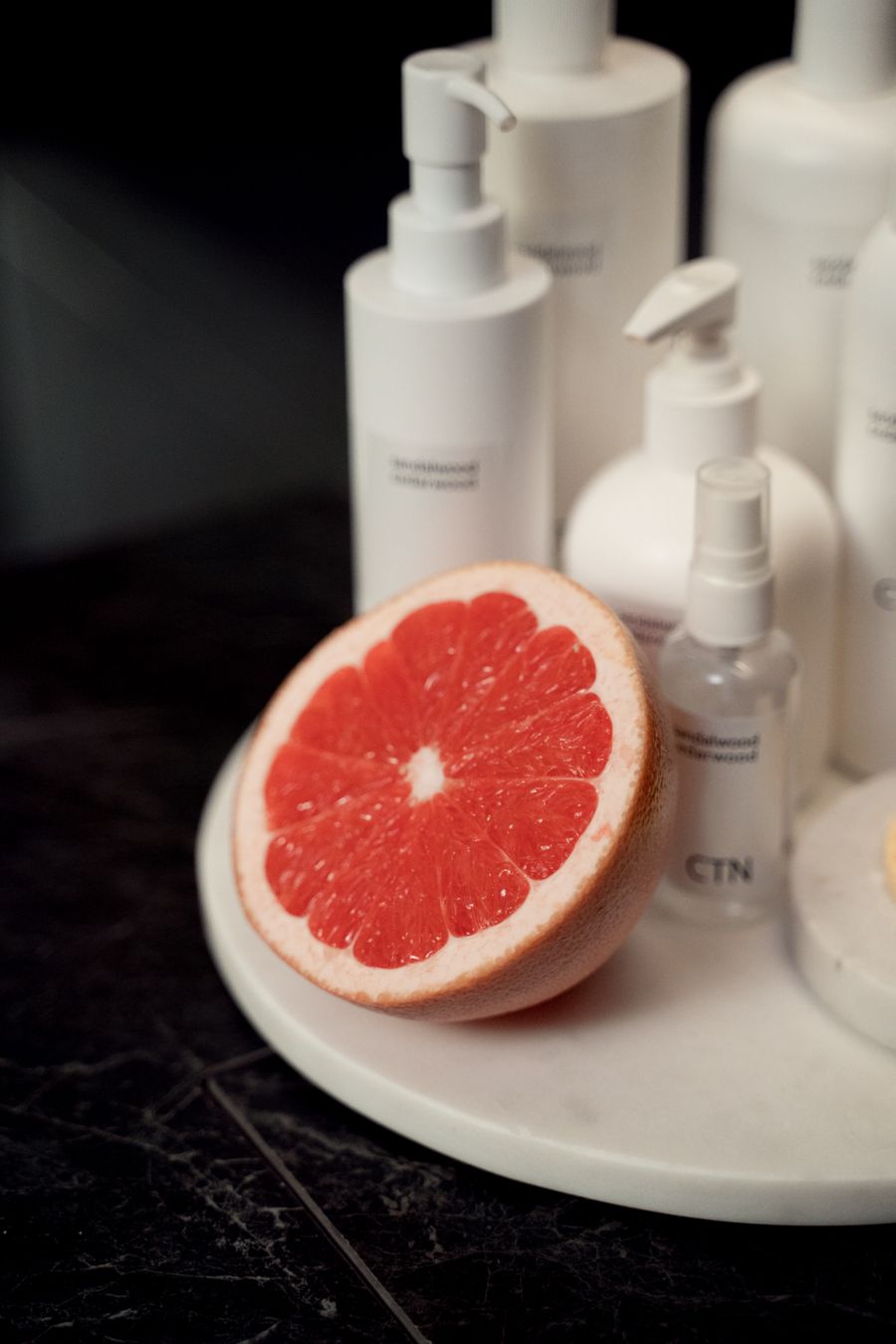 Fresh grapefruit